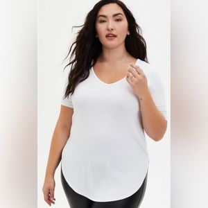 Favorite Tunic Super-Soft V-Neck Tunic Tee- Torrid